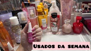 PERFUMES USADOS NA SEMANA 