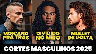 CORTES de CABELO MASCULINO pra 2025: Os 5 Estilos que estão DOMINANDO nosso Visual