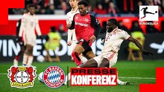 RE-LIVE: PK mit Alonso und Kompany nach Bayer 04 Leverkusen  FC Bayern München | Bundesliga