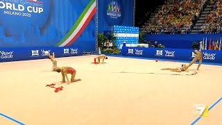 ITALY (ITA)  - RGG 3 Ribbons 2 Balls Final   2023 RG World Cup  MILANO (ITA)  - 32,500