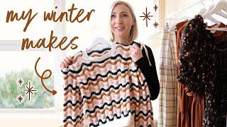 Everything I Made in Winter! ~ Sewing My Dream Wardrobe | MY WINTER ME-MADE WARDROBE