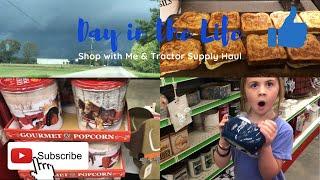 Day in the Life//Shop with me & Tractor Supply Haul