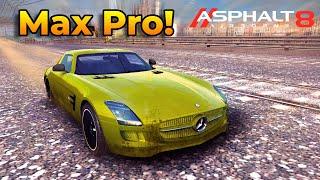 Upgrading the Mercedes Benz SLS AMG Electric Drive to Max Pro Plus Race | Asphalt 8 IMac Gameplay