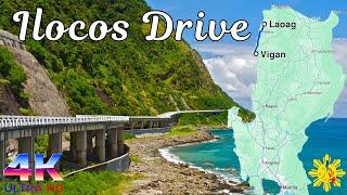 Philippines Ilocos [4K] Drive: Scenic Route from VIGAN to LAOAG (Ilocos Norte) in Just 80 Minutes 