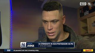 Aaron Judge collects hit in Game 1 against Dodgers