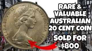 Rare Australian 20 Cent Coin | Valuable 1966 20 Cent London Wavy Line Sold For $800? Rare Coin Hunt