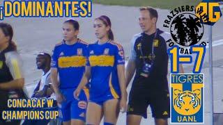 Frazsiers Whip Fc vs Tigres Femenil 1-7 Resumen Goles | Fecha 3 CONCACAF W CHAMPIONS CUP 2024