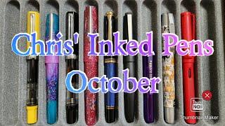 Chris' Inked Pens - October