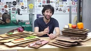 Making a Batch of Charcuterie Boards from Firewood