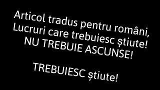 Pace cu Rus1a - articol tradus pentru români - lucruri care trebuie știute și nu ascunse!