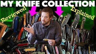 Piles of Knives:  My Knife Collection Overview and Review