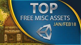 Top Free Unity Assets - Miscellaneous - January 2018