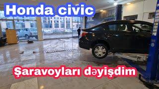 Şaravoyları dəyişdim | Hondanın detalları bahadı? | Elnur usta sualları cavablandırdı | Honda civic