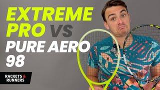 Two of the best players' spin rackets?! 2024 Head Extreme Pro vs. Pure Aero 98 | Rackets & Runners