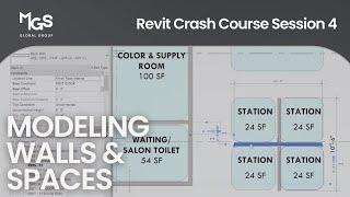 Revit Crash Course 4: Intro to Modeling Walls & Spaces