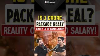 1 Crore CTC vs In-Hand Salary: What's the Real Difference? | Is 1 Crore Package Real | #shorts