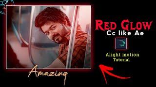 New trending HDR Red glow cc like After effects️alight motion tutorial tamil|@RiyaCreationTamil