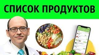 Ежедневный список продуктов от Доктора Майкла Грегера