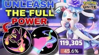 Unleash the Full Power of MYSTICAL FIRE SYLVEON with This Build | Pokemon Unite