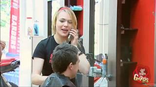 Water Spraying Hairdressers