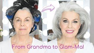 FROM GRANDMA TO GLAM-MA! Kerry-Lou shows how transformative makeup can be at ANY age!