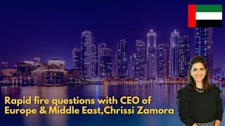 Rapid fire Q&A with Healy Consultants Group's CEO of Europe & Middle East, Ms. Chrissi Zamora