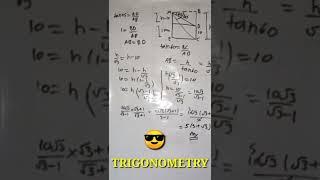 Trigonometry questions || maths tricks in hindi ||  pepper solution #shorts part 89