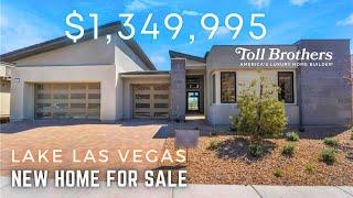 1-Story Luxury Quick Move-In Home for Sale by Toll Brothers at Bella Strada, Lake Las Vegas, $1.35M