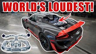 World’s First Straight Piped Porsche 918!