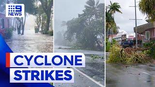 Cyclone Jasper hammering Far North Queensland | 9 News Australia