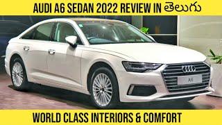 Audi A6 Sedan 2022 : Never Before in Telugu | World Class Interior & Comfort