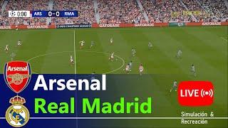 بث مباشر لمباراة أرسنال وريال مدريد في دوري أبطال أوروبا 24/25 - محاكاة المباراة الكاملة