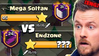 Absurd Match vs Mega Soltan in the Clan War League! (Clash of Clans)
