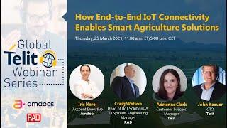 How End-to-End IoT Connectivity Enables Smart Agriculture Solutions