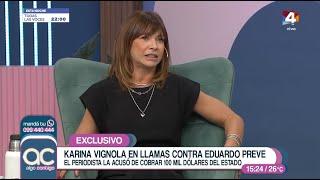 Algo Contigo - Karina Vignola le responde a Eduardo Preve