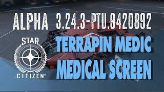 Star Citizen: Terrapin Medic Doctor's Screen Scaled Incorrectly