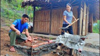 Building a bathroom foundation with cement creates the perfect dream home - Cuong's Life Diary