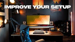 10 Tips To Improve Your Desk Setup and Home Office!