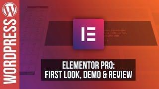 Elementor Pro for Wordpress - Review & Demo