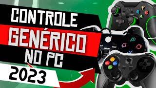 COMO USAR CONTROLE GENÉRICO no PC  [2023] TODOS OS JOGOS