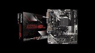 ASRock A320M-HDV R4.0 Motherboard Unboxing and Overview