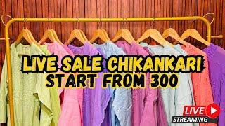 Sunday Special Live Sale | Chikankari Kurti Start From 300 | #liveshopping #live #shortstream #fyp