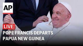 LIVE: Farewell ceremony for Pope Francis in Papua New Guinea