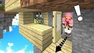 ESCONDITE EN PUERTAS SECRETAS EN MINECRAFT