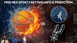 Minnesota Timberwolves VS San Antonio Spurs :Free NBA Betting Info For 12/29/24