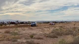 Jason Voss Crash Flipping Race Truck Parker Blue Water - Off Road Desert Race in Parker Arizona