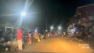 Village Nightlife || Driving To Enugu From Amurri Through The University Town Of Agbani at Night