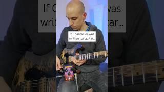 If Chandelier was written for guitar  LSL Moon City Fuzz #popmusic #sia