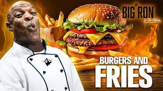 SECRET Juicy Burgers & Fries Recipe | Big Ron in the Kitchen