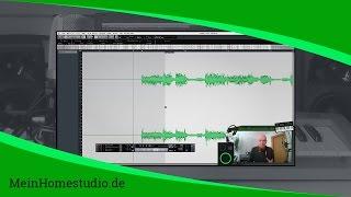 Wie bearbeite ich Audiospuren in Cubase? | MeinHomestudio.de | Cubase